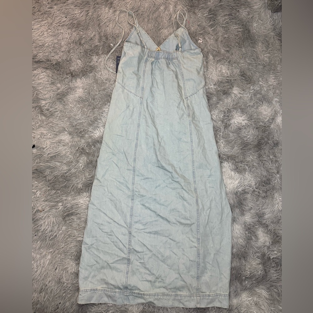 Universal Thread Women’s Cami Denim Maxi Dress - Light Wash Size Small NWT - Picture 6 of 6